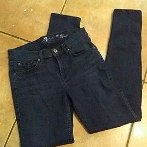 7 FOR ALL MANKIND SZ 28 THE SLIM CIGARRETTE JEANS